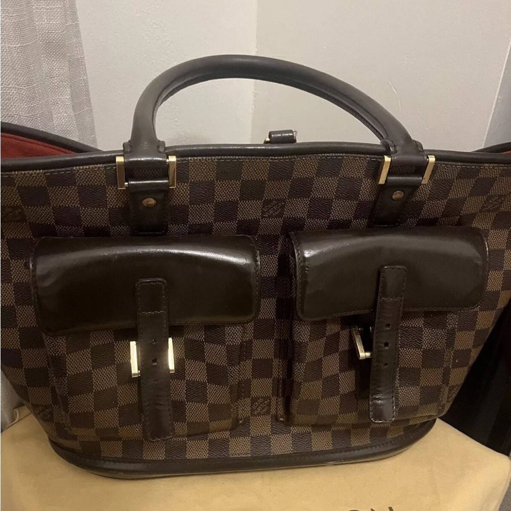 Louis Vuitton Brown Damier Tote Bag